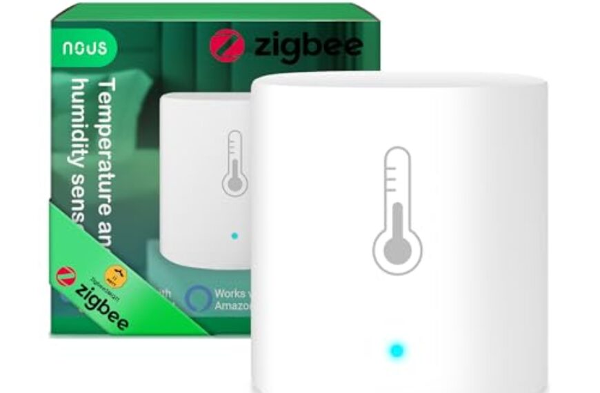 NOUS E5 ZigBee Temperatur- und Feuchtigkeitssensor – Kompatibel mit Home Assistant
