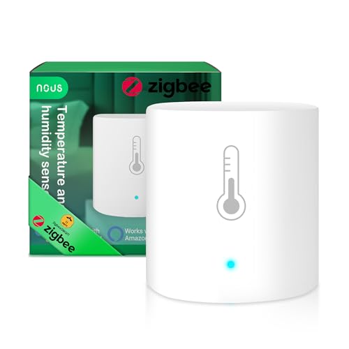 NOUS E5 ZigBee Temperatur- und Feuchtigkeitssensor – Kompatibel mit Home Assistant