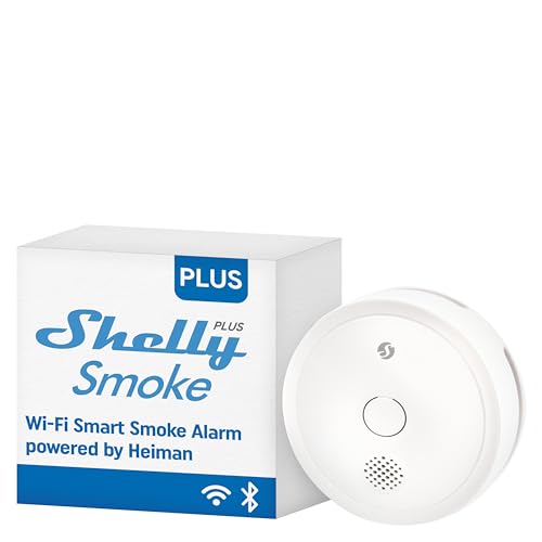 Shelly Plus Smoke Wifi / WLAN EN mit 14604-Zertifizierung – Kompatibel mit Home Assistant