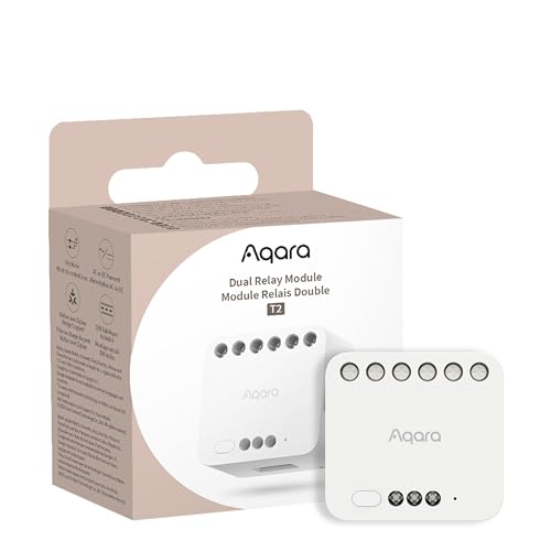 Aqara Dual Relais Modul T2 Matter – Kompatibel mit Home Assistant