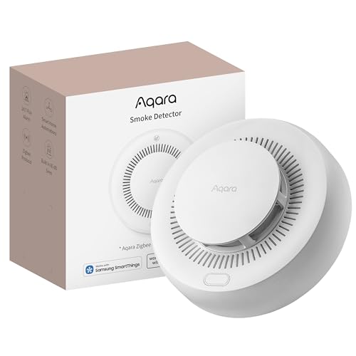 Aqara Rauchmelder Zigbee mit EN 14604-Zertifizierung – Kompatibel mit Home Assistant