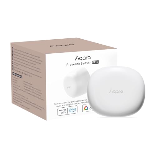 Aqara Präsenzsensor FP1E ​​Zigbee 3.0 mmWave Radar – Kompatibel mit Home Assistant