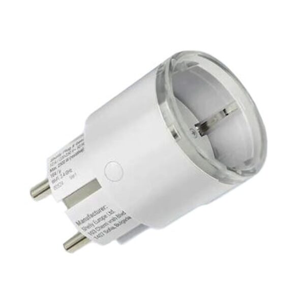 Shelly Plug S MTR Gen3 Weiß, Matter Steckdose mit Stromüberwachung – Kompatibel mit Home Assistant