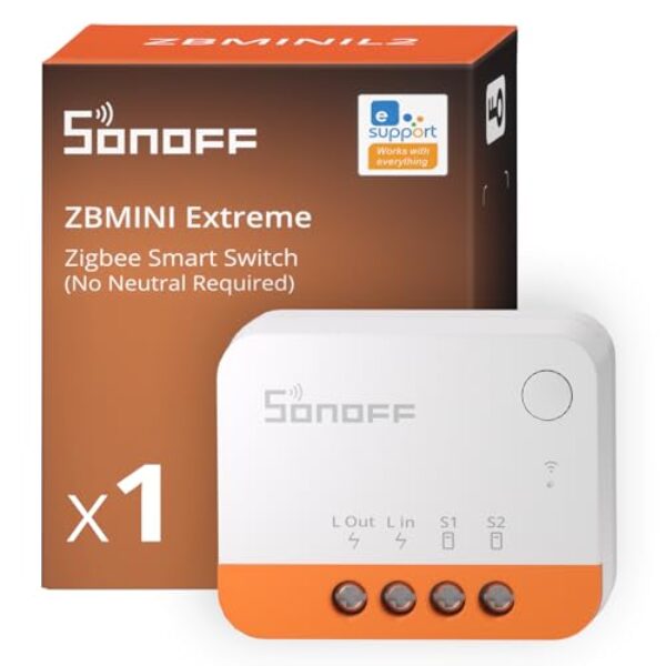 SONOFF Zigbee Smart Switch, Zigbee 3.0 – Kompatibel mit Home Assistant