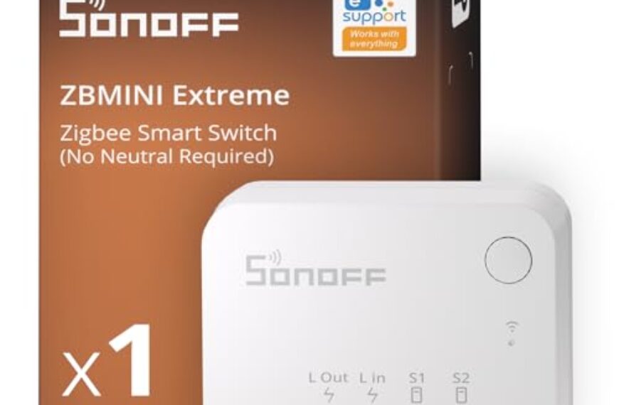 SONOFF Zigbee Smart Switch, Zigbee 3.0 – Kompatibel mit Home Assistant