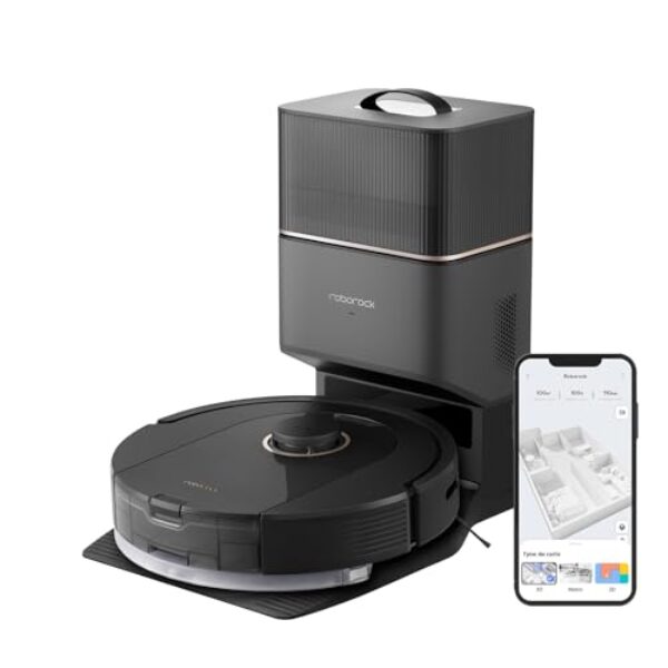 roborock Q5 Pro+ Staubsauger Roboter mit Absaugstation – Kompatibel mit Home Assistant