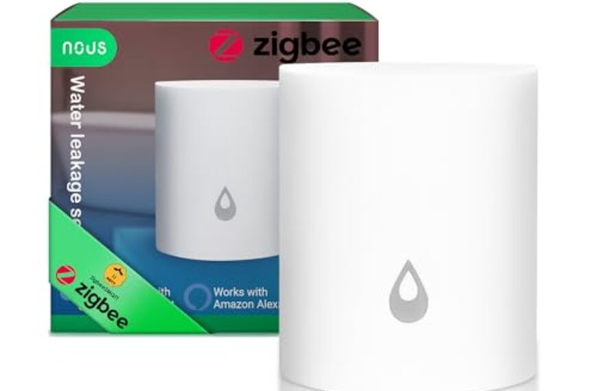 Nous E4 Wassermelder / Wassersensor | ZigBee – Kompatibel mit Home Assistant