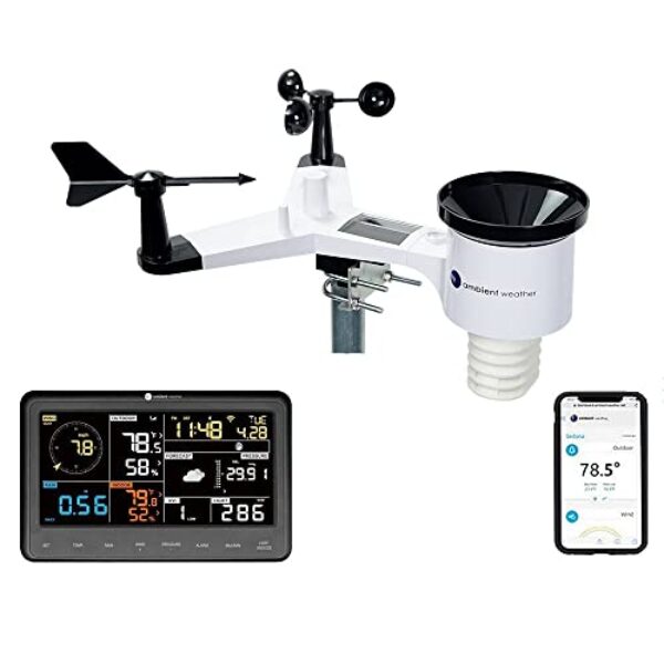 Ambient Weather WS-2902A Smart WiFi Wetterstation | WLAN – Kompatibel mit Home Assistant