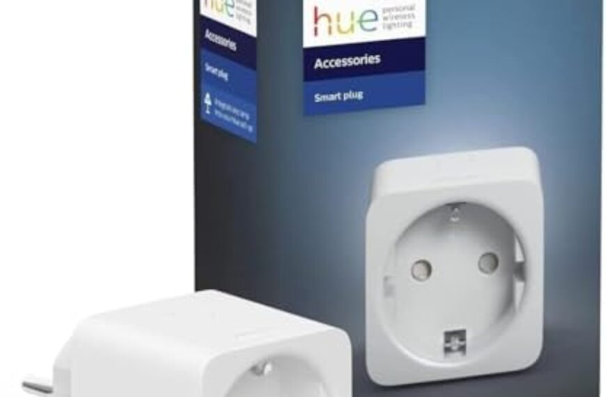 Philips Hue Smart Plug, smarte Steckdose, kompatibel mit Amazon Alexa (Echo, Echo Dot), Weiß