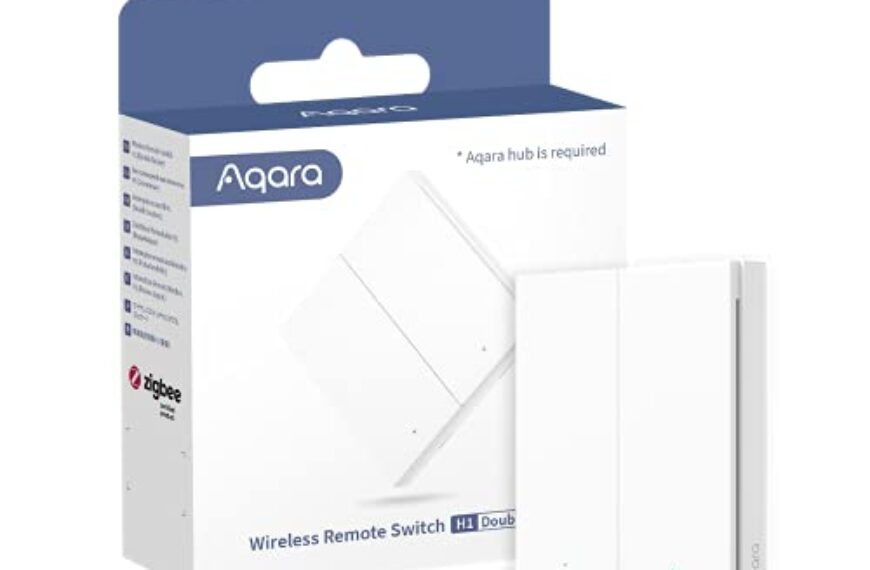 Aqara Drahtloser Fernschalter H1 ZigBee – Kompatibel mit Home Assistant