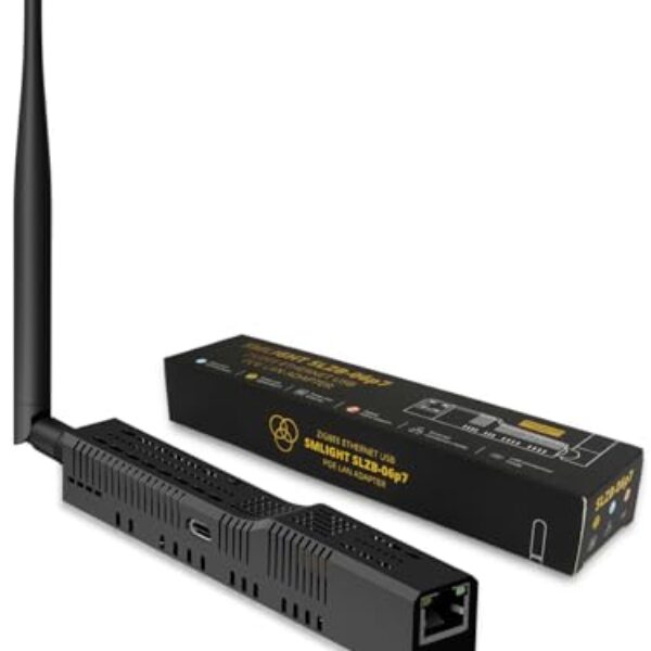 SMLIGHT SLZB-06P7 Zigbee 3.0 zu Ethernet, USB und WiFi Gateway Koordinator mit PoE, Universal USB Gateway für Home Assistent / Zigbee2MQTT / ZHA, Wireless Zigbee 3.0 Adapter