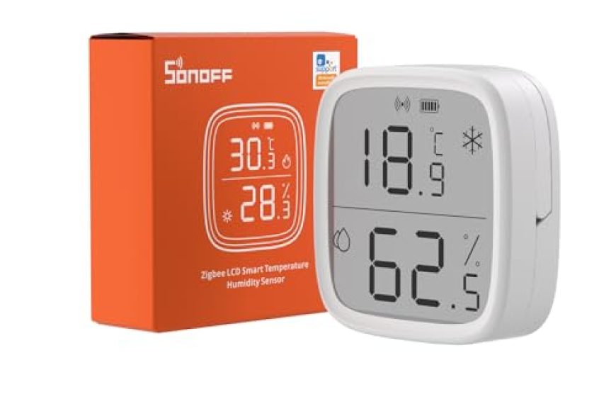 SONOFF SNZB-02D Temperatur- und Feuchtigkeitssensor – Kompatibel mit Home Assistant