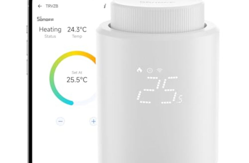 SONOFF Smart Heizkörperthermostat TRVZB – Kompatibel mit Home Assistant